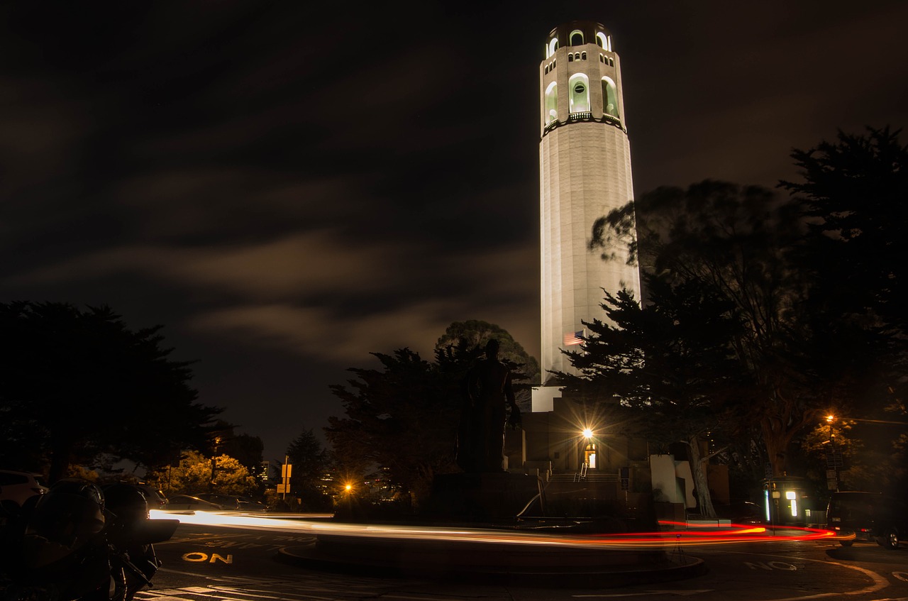 light tower san francisco free photo