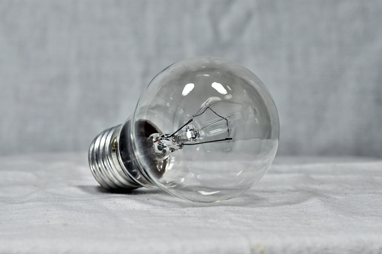 light bulb light glow free photo