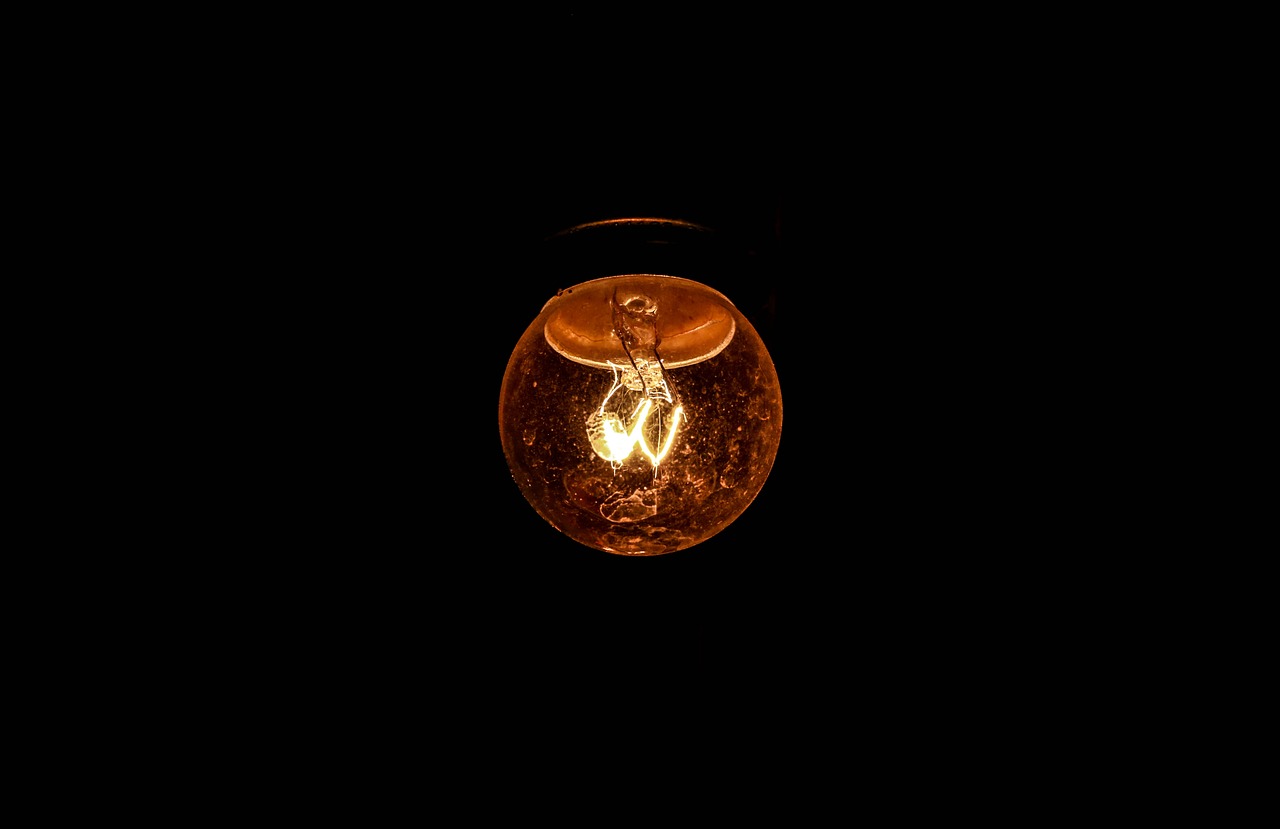 light bulb incandescent bulb filament free photo