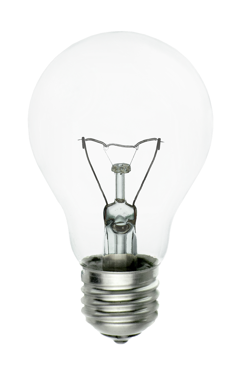 light bulb isolated transparent free photo
