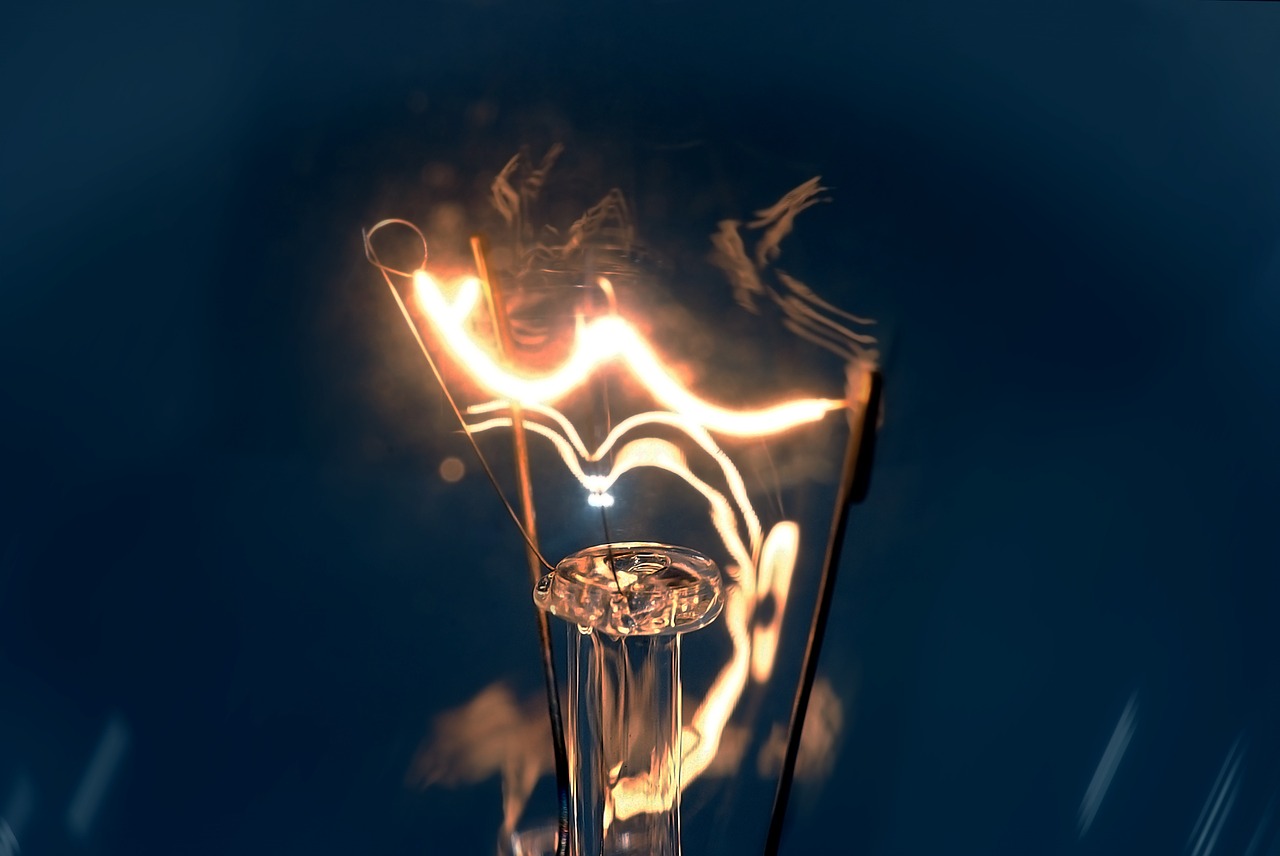 light bulb electricity lamp free photo