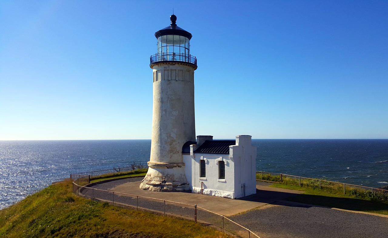 oregon coast pacific ocean light house free photo