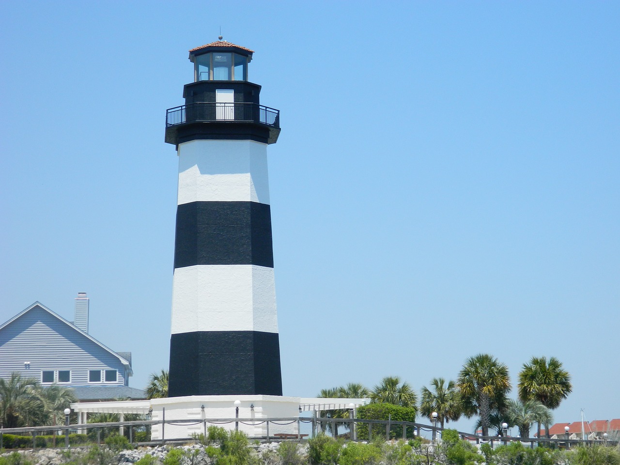 light house south carolina landmark free photo