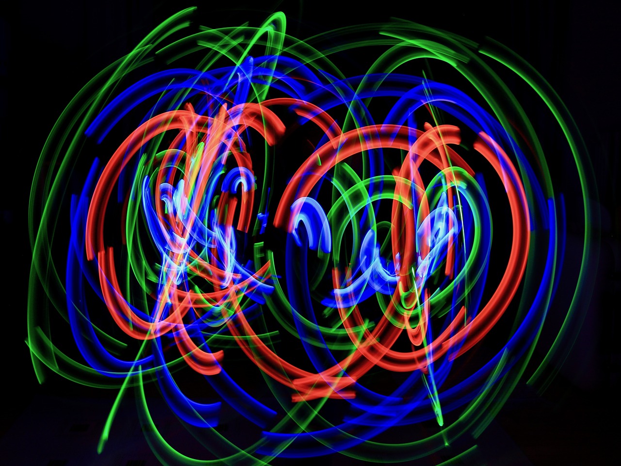 light painting bright color free photo