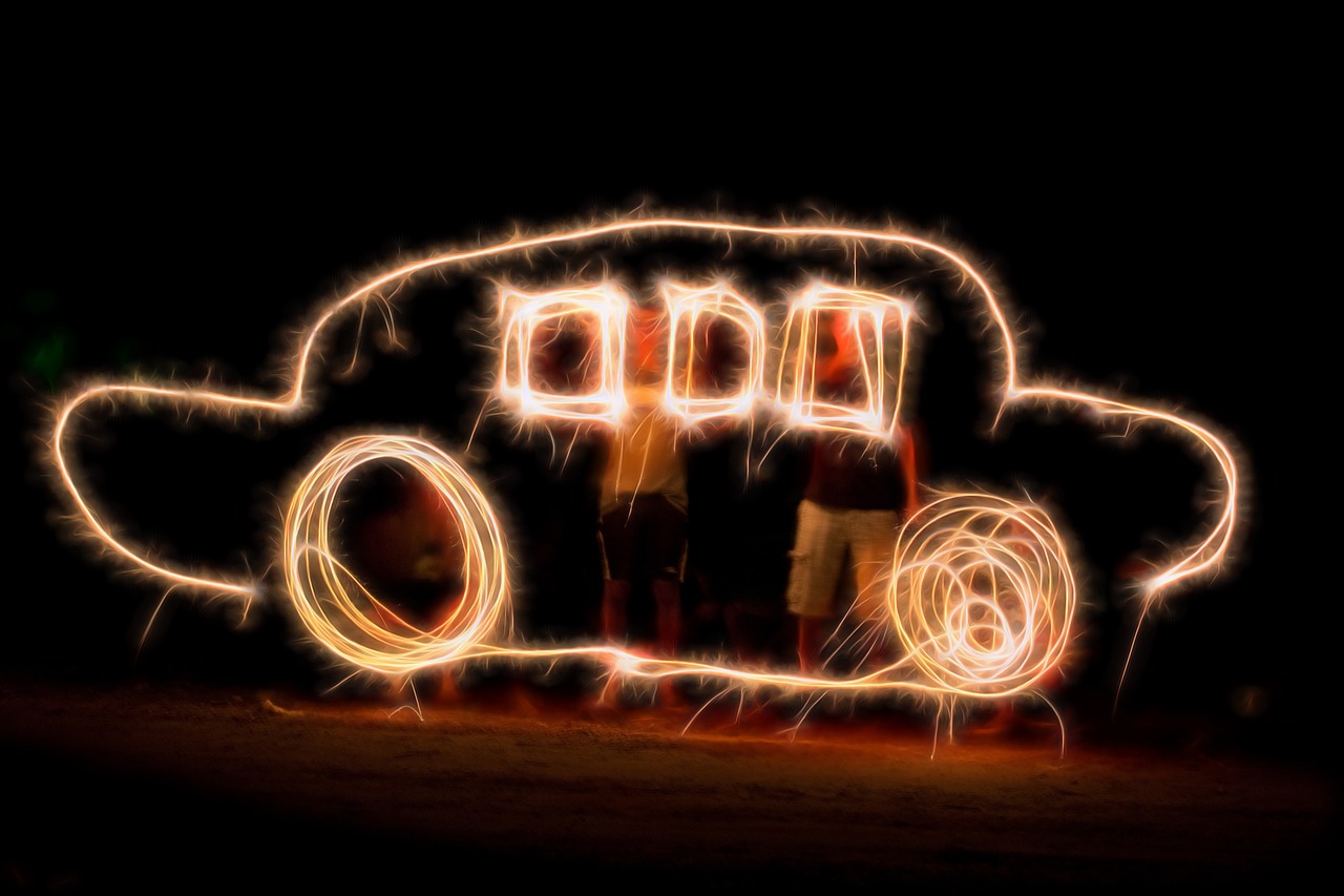 light painting sparklers sparkler writing free photo