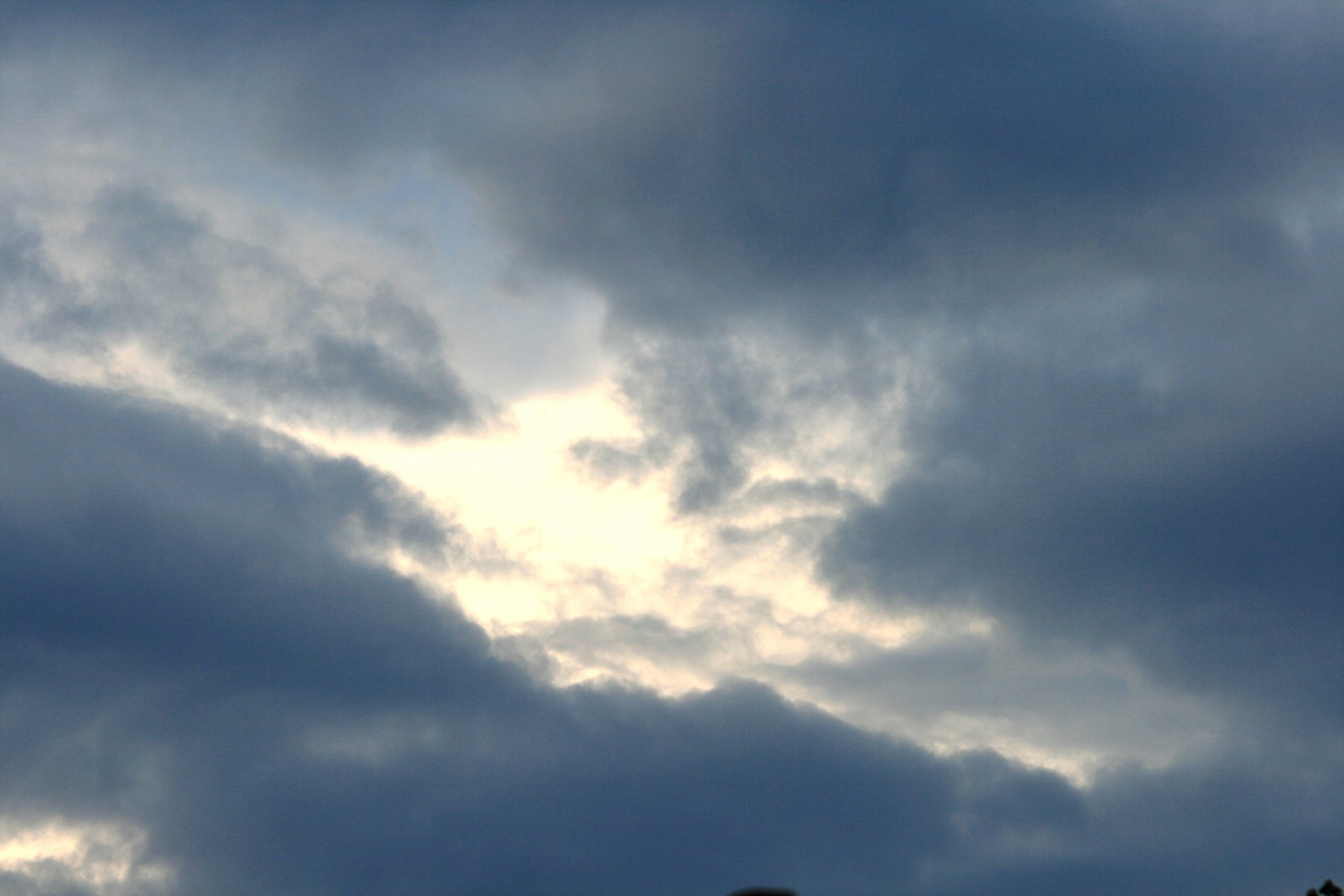 sky clouds dark free photo