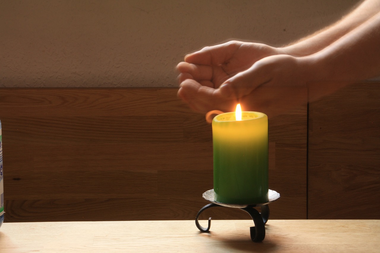 light timer flame candle free photo
