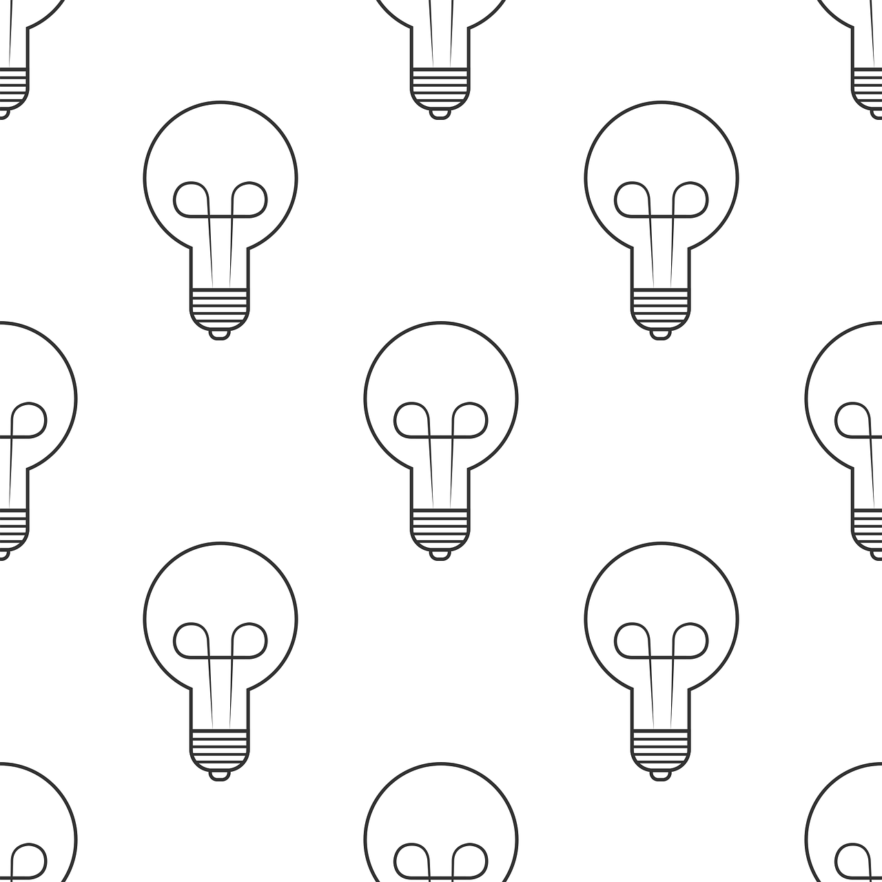 lightbulb vector light free photo