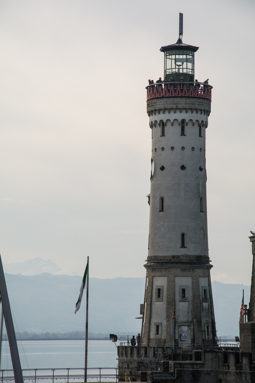 lighthouse lindau lake constance free photo