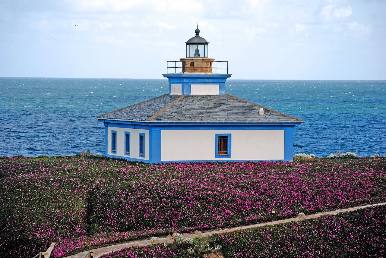 lighthouse island sea free photo