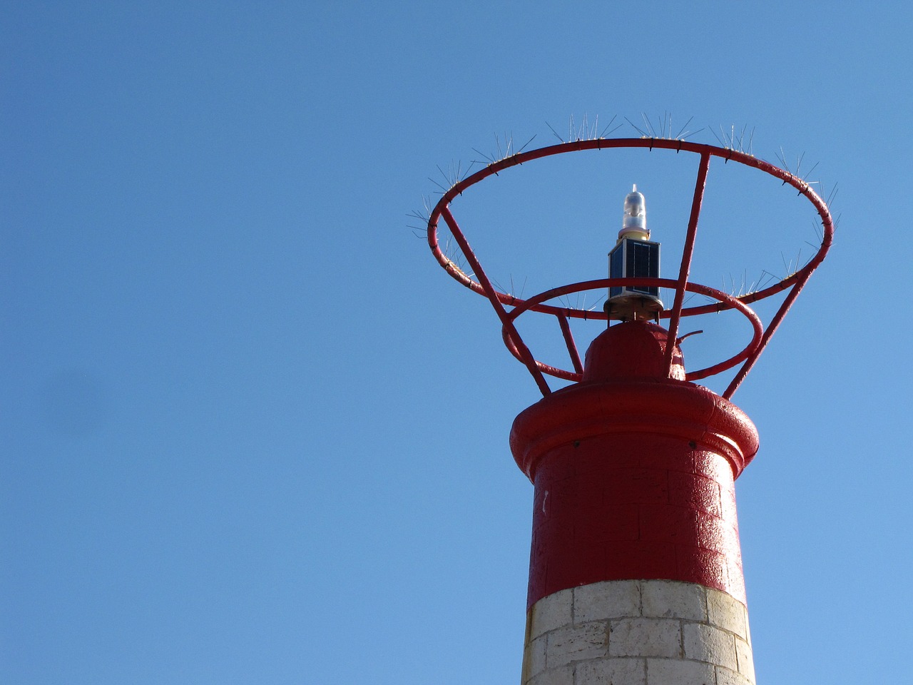 lighthouse color sky free photo