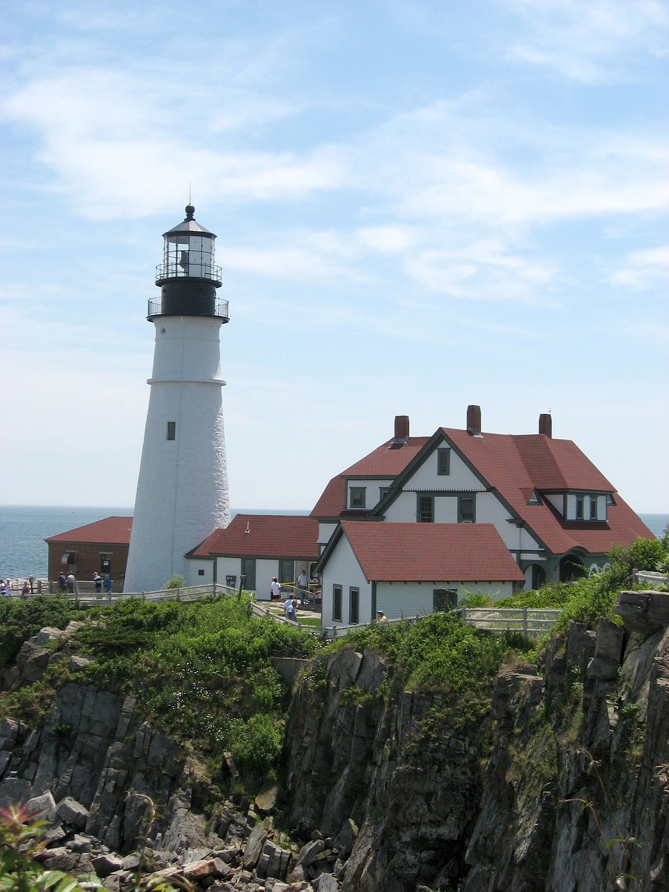 lighthouse maine house free photo