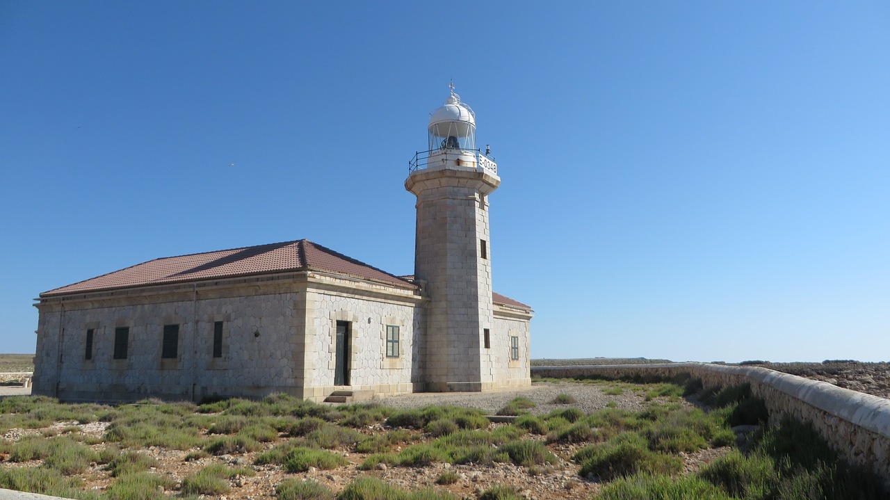 lighthouse costa minorca free photo