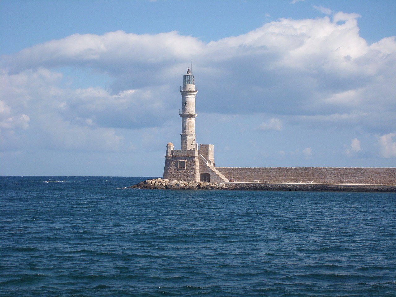 lighthouse sea aegean free photo
