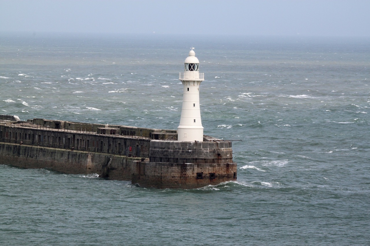 lighthouse port dover free photo