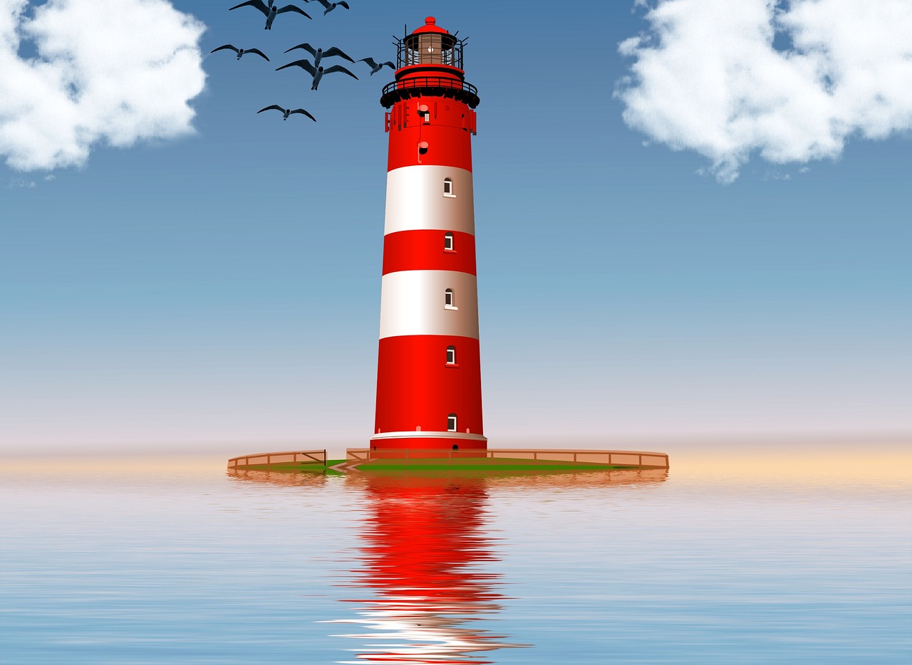 lighthouse ocean sea free photo