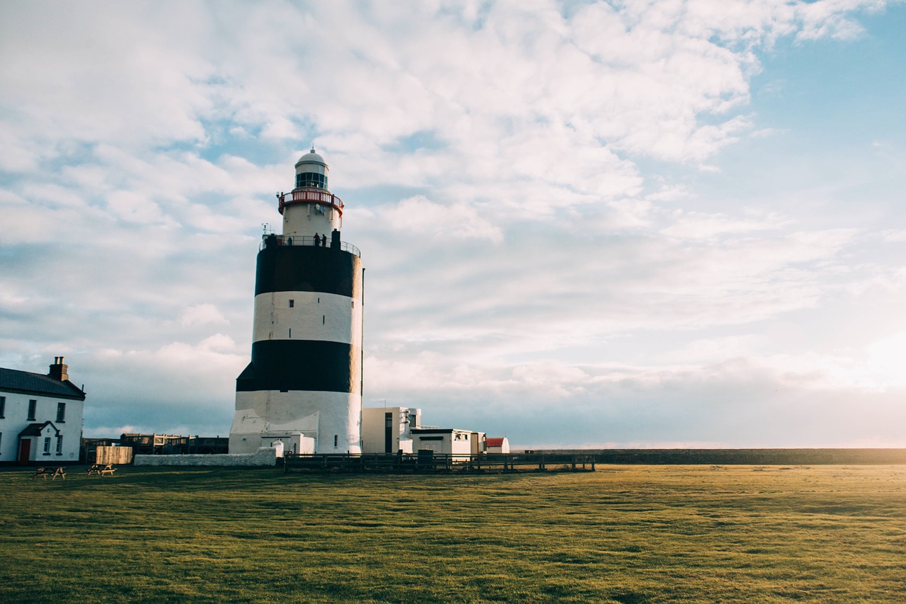 lighthouse coast shore free photo