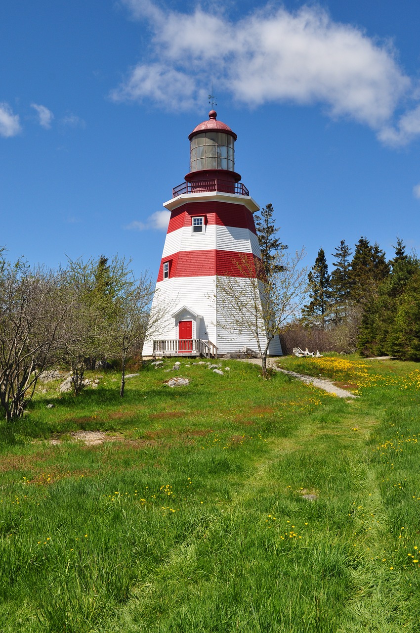 lighthouse nova scotia canada free photo