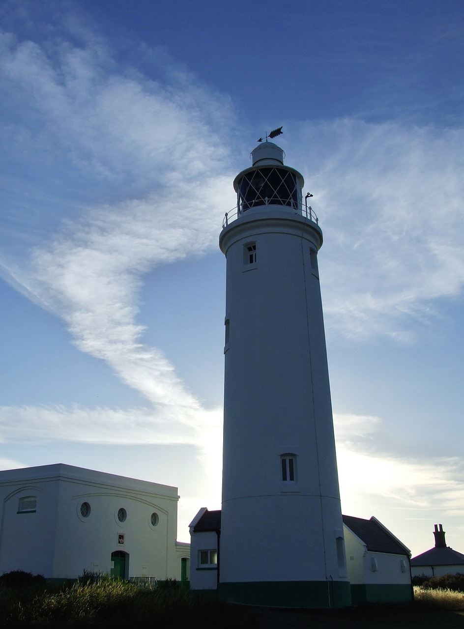 lighthouse heaven lines free photo
