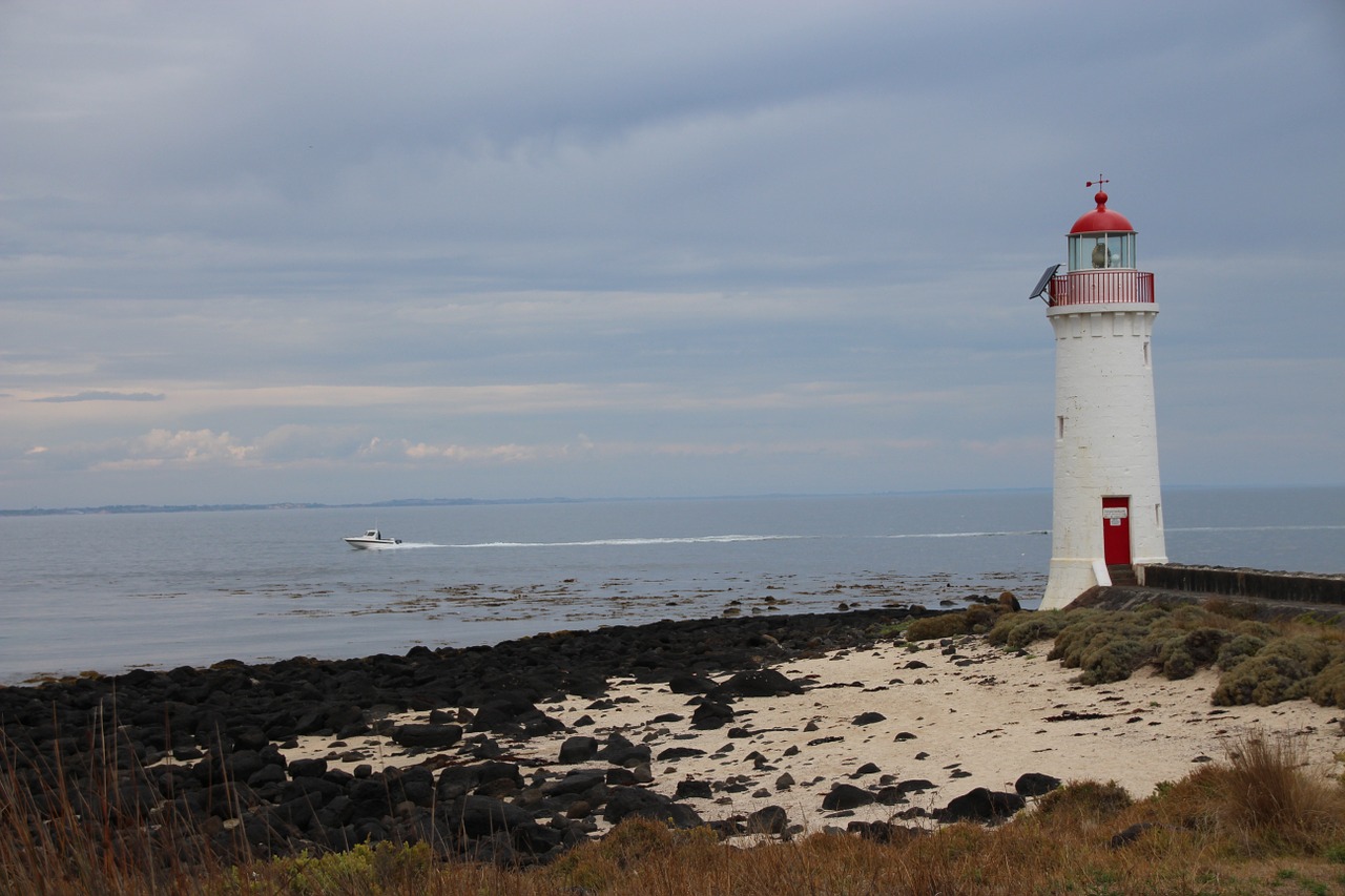 lighthouse ocean road australia free photo