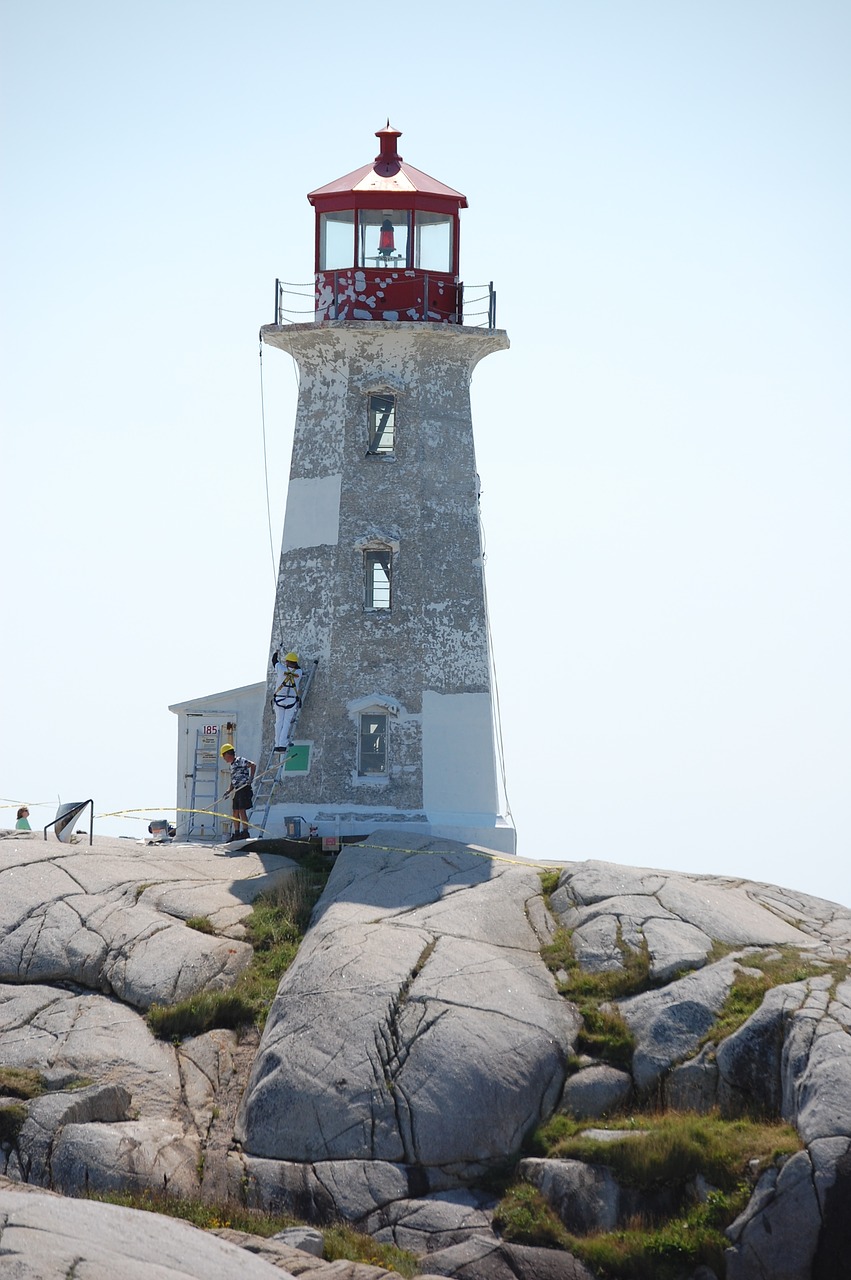 lighthouse peggy's cove nova scotia canada free photo