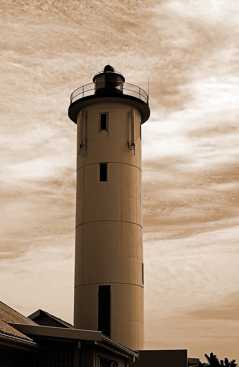 lighthouse beacon landmark free photo