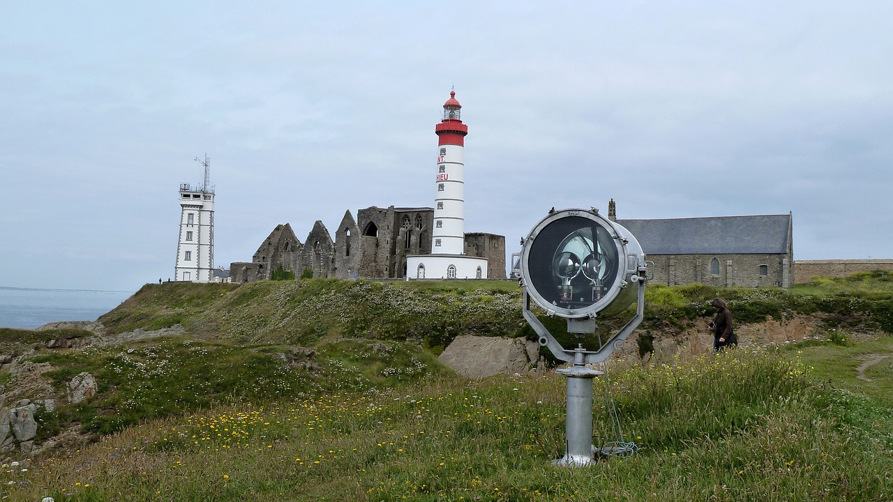 lighthouse brittany brittany coast free photo