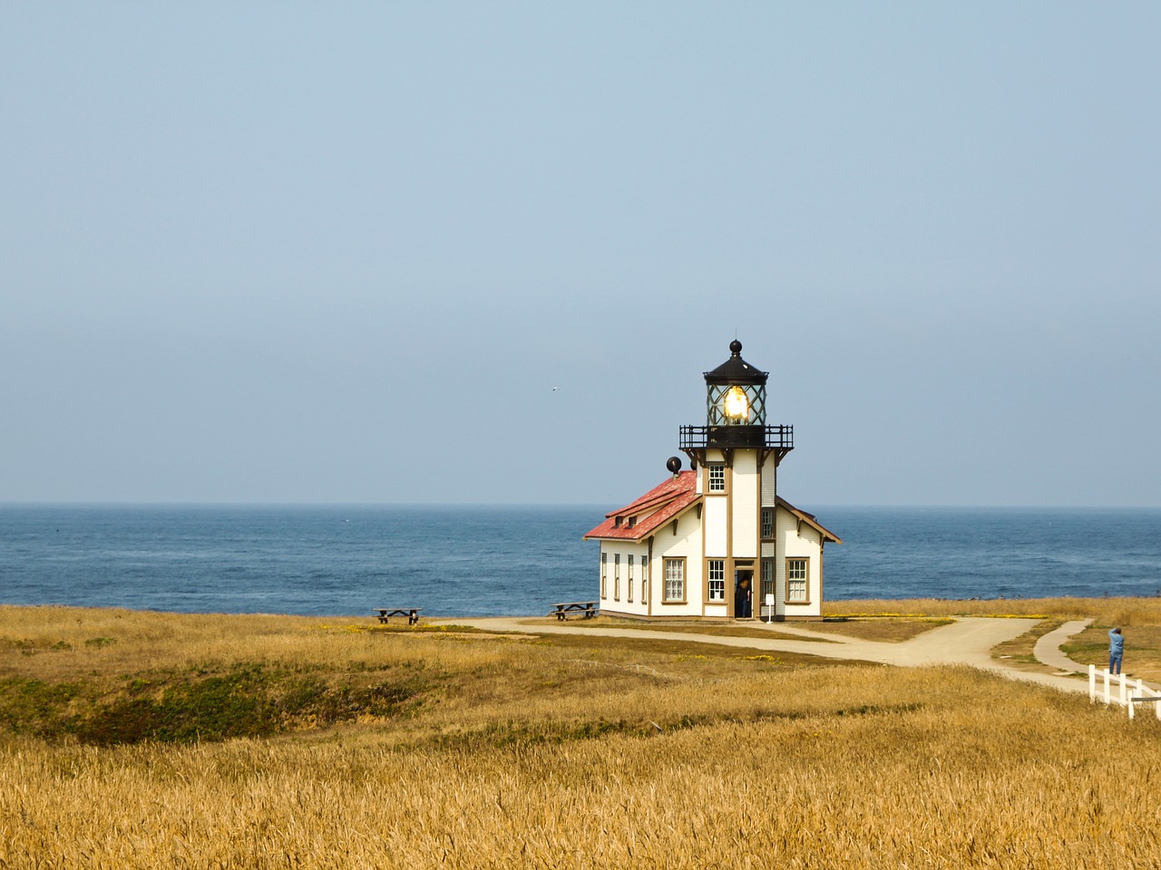 light house california coast pacific coast free photo
