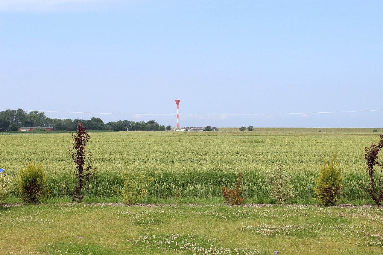 lighthouse nature north sea free photo