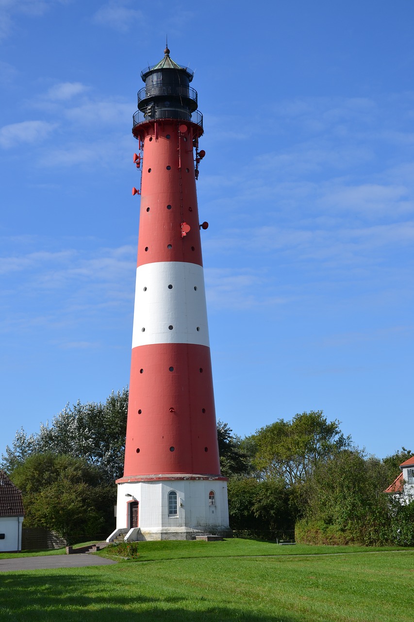 lighthouse pellworm north sea free photo