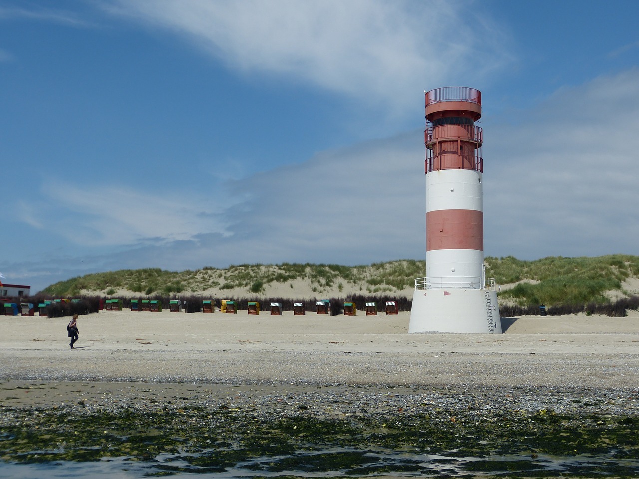 lighthouse helgoland dune free photo