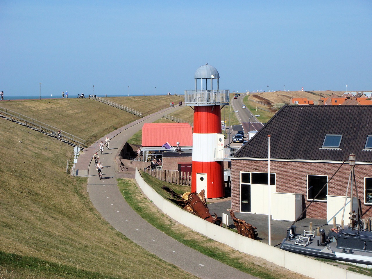 lighthouse netherlands coast free photo