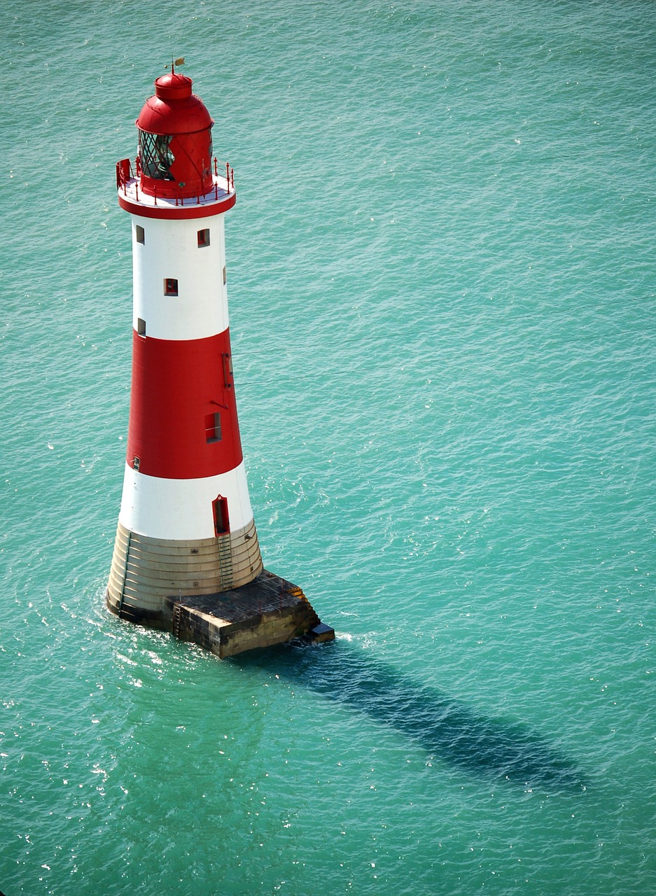 lighthouse sea water free photo