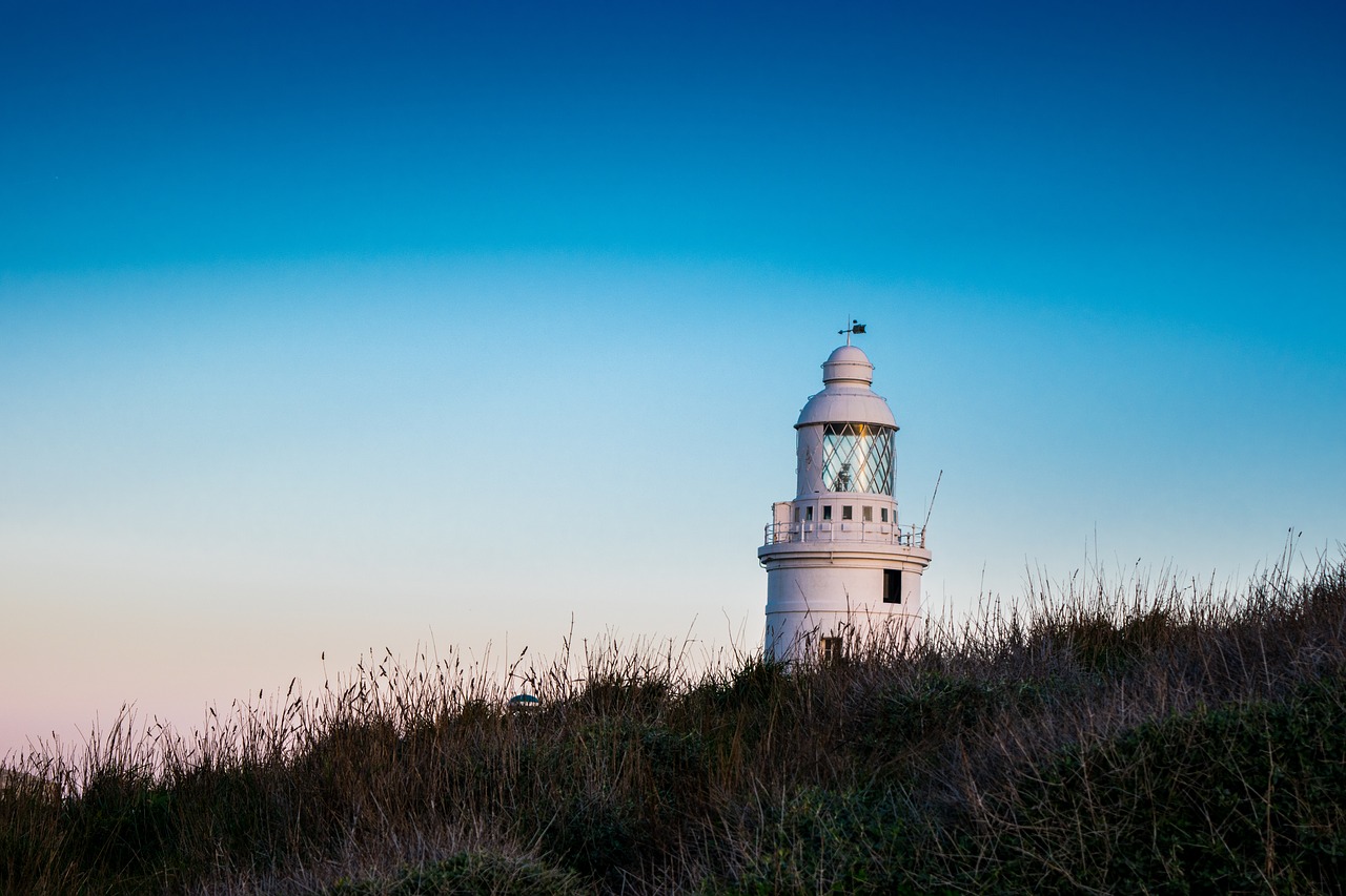 lighthouse sea costa free photo