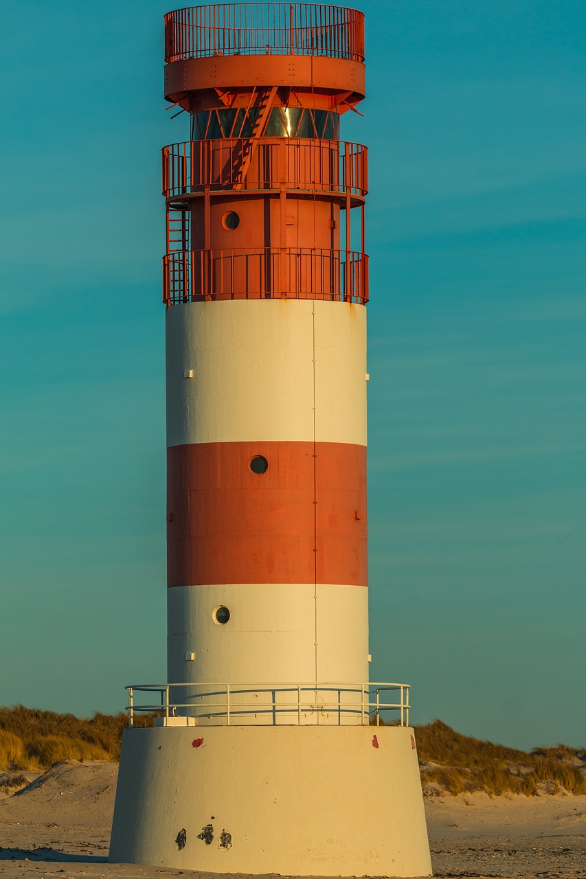 lighthouse helgoland dune free photo