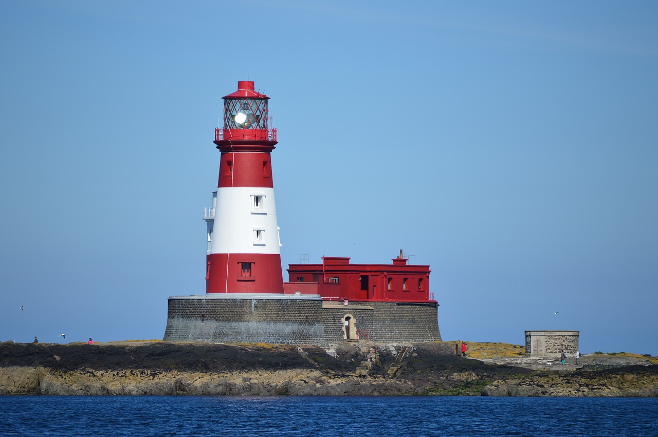 lighthouse sea beacon free photo