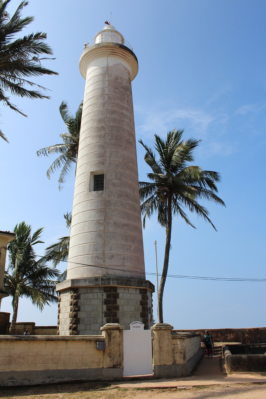 lighthouse galle fort free photo