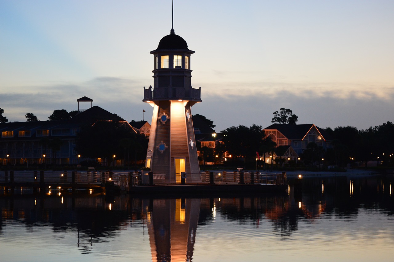 lighthouse dawn tower free photo