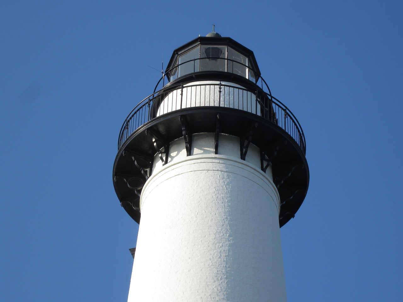 lighthouse st simon island light free photo