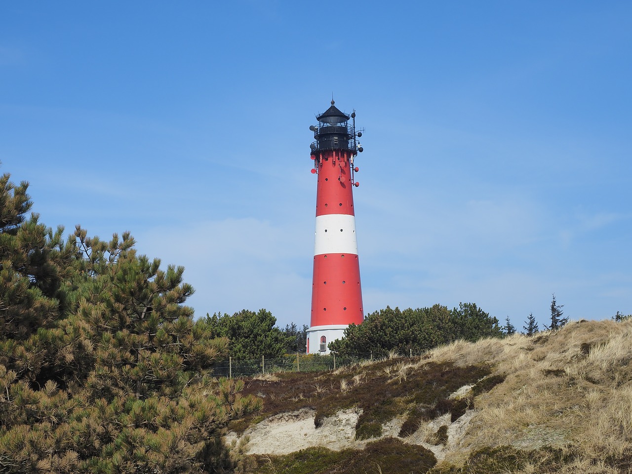 lighthouse hornum sylt free photo