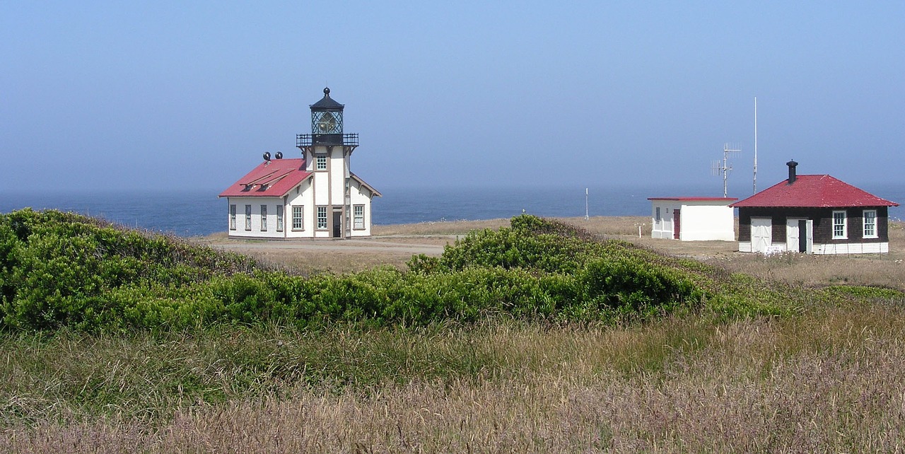 lighthouse ocean cabrillo light station free photo
