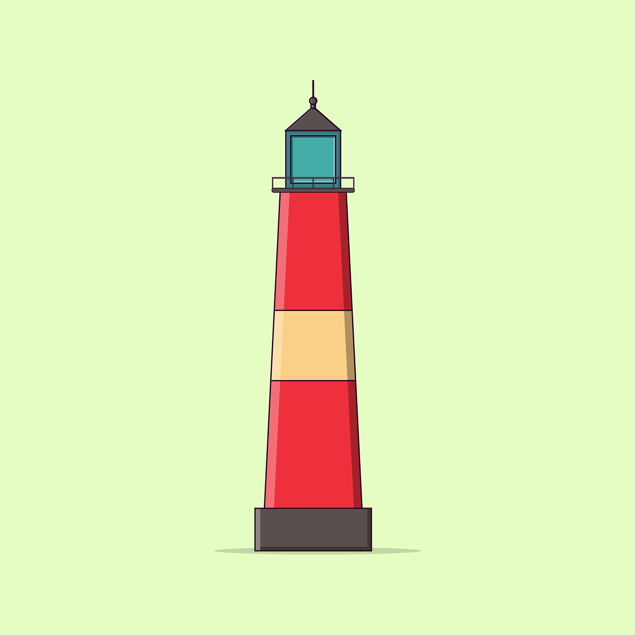 lighthouse tower icon free photo