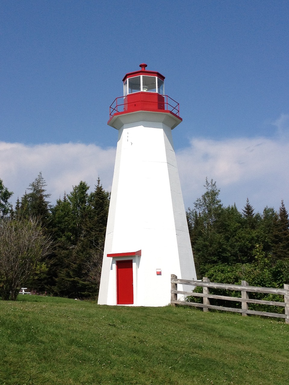 lighthouse canada landscape free photo