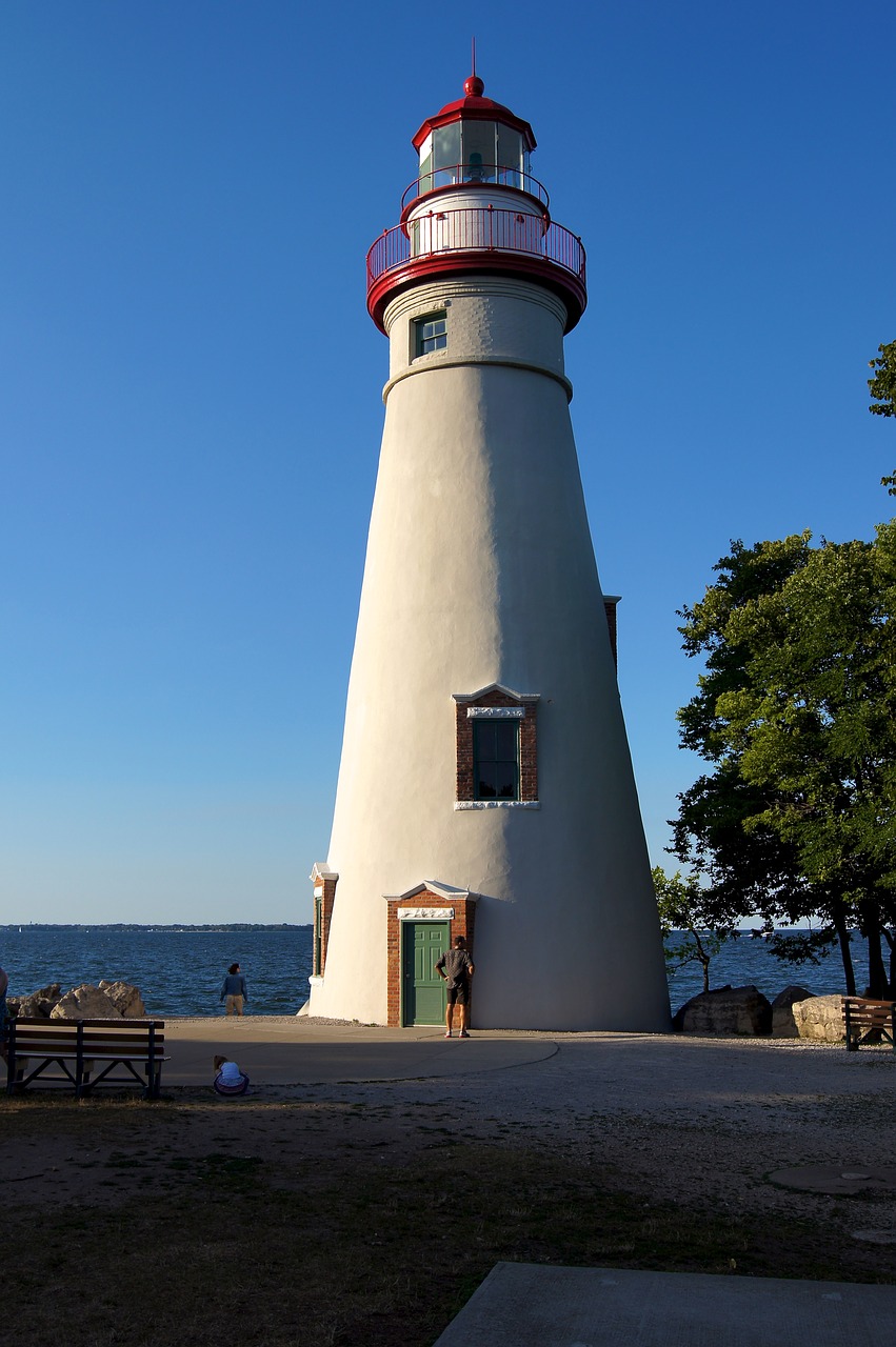 lighthouse marblehead ohio free photo