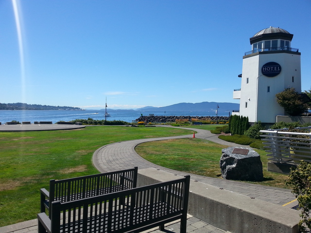 lighthouse bellwether bellingham free photo