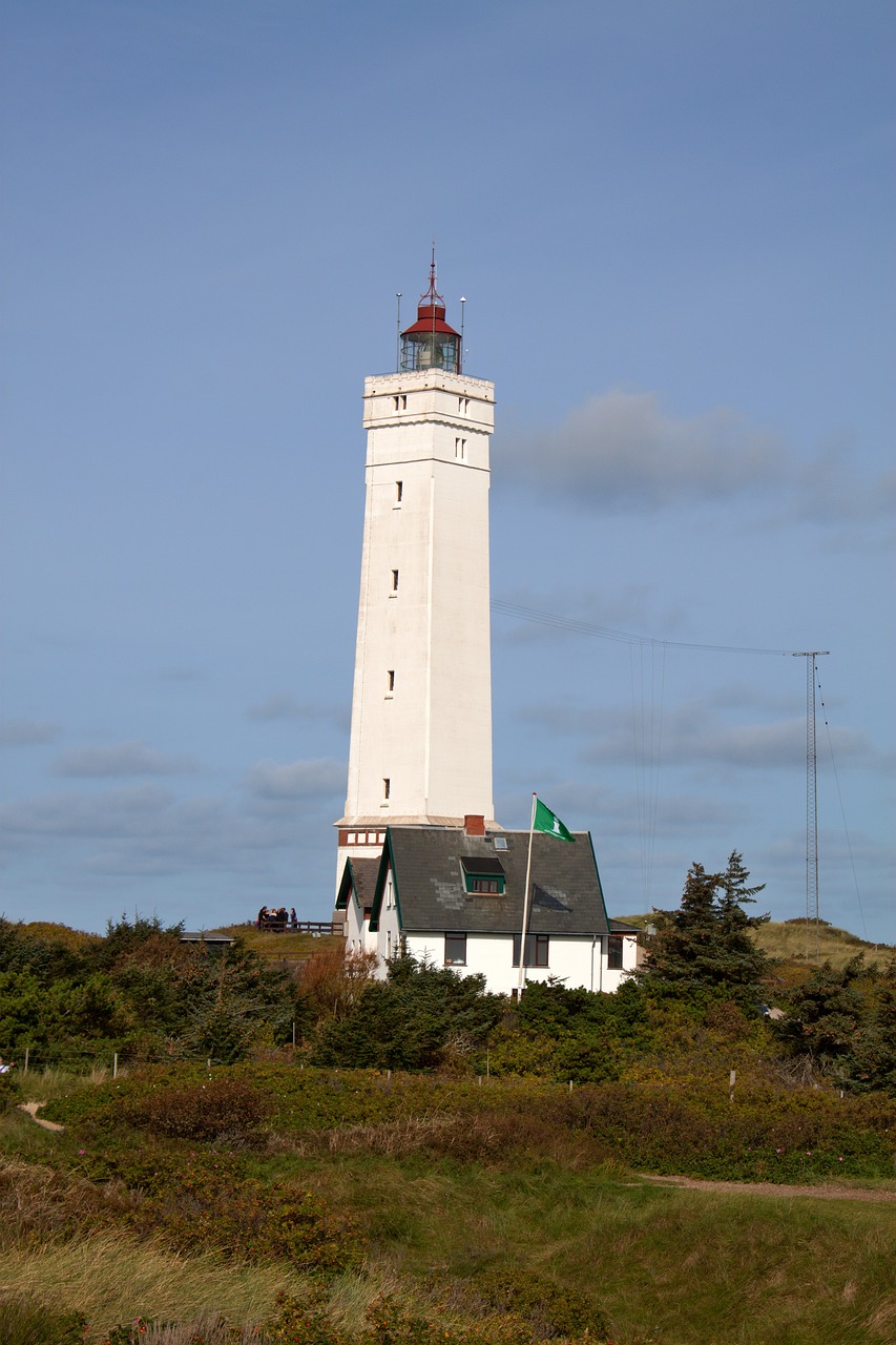 lighthouse denmark north sea free photo