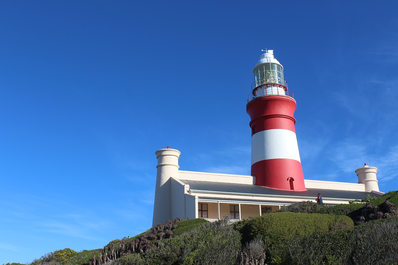 lighthouse cape agulhus southern most tip of africa free photo