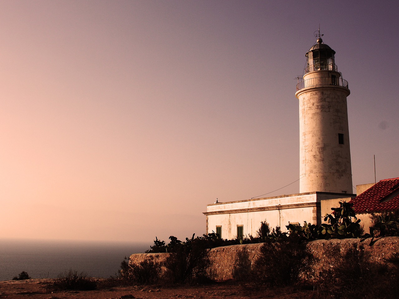 lighthouse sky landscape free photo