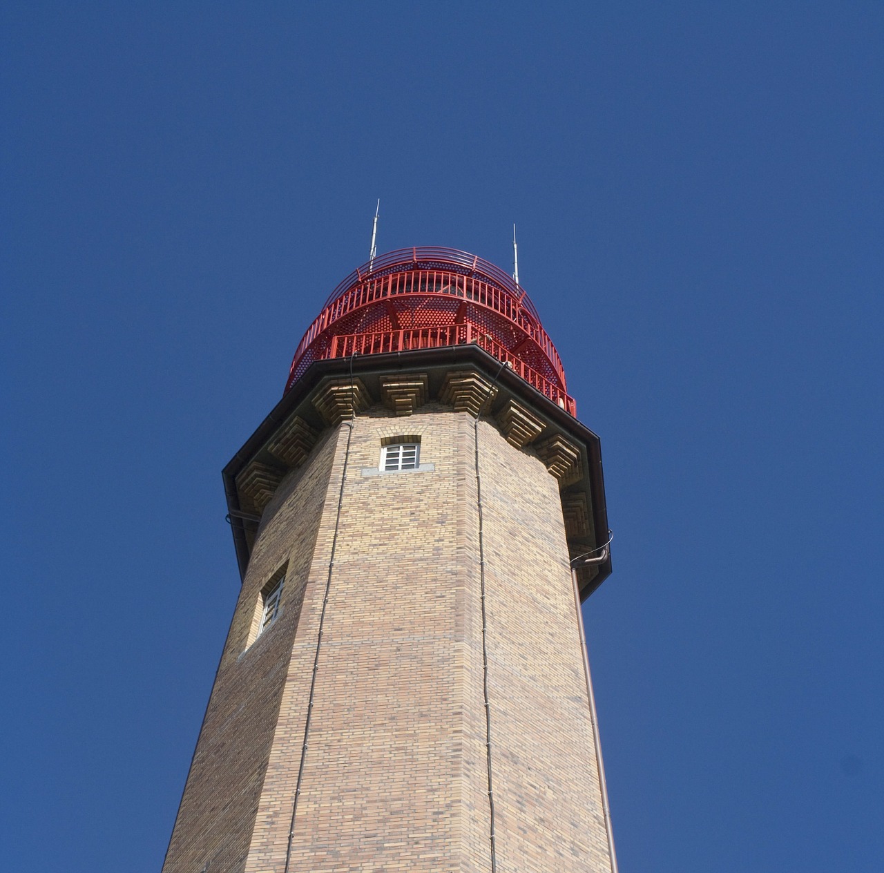 lighthouse sky baltic sea free photo