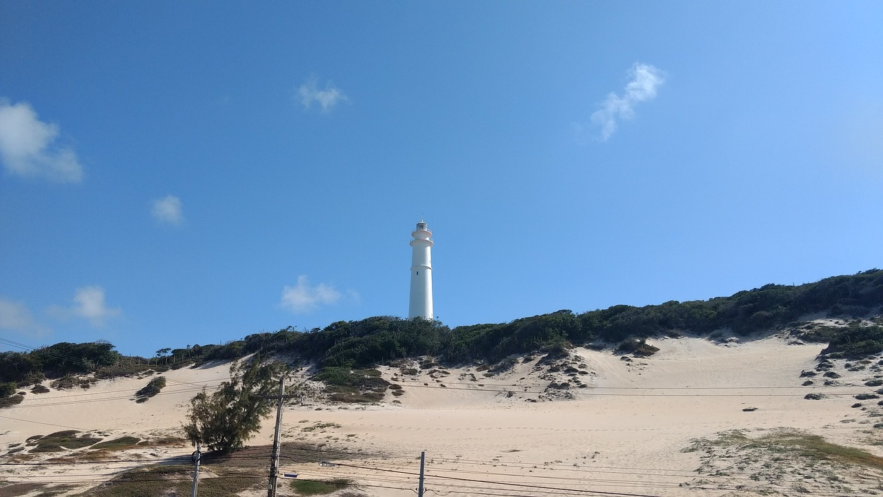 lighthouse dunes sand free photo